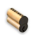 Gms GMS: Small Format Interchangeable Core, 6 Pin, Best A, Oil Rubbed Bronze GMS-IC-6-A-10B